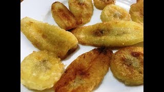 Comment faire frire une banane fraîche pour un délicieux repas Banane fruit frire [upl. by Nirrek451]