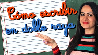 ✍️ EJERCICIOS de CALIGRAFÍA en RAYA DOBLE 📄 [upl. by Woodie]