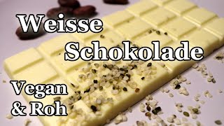 Vegan  Rohkost Weisse Schokolade selber machen [upl. by Nadeau803]