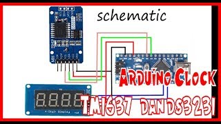 Arduino clock with TM1637 CLOCK DISPLAY  RTC DS3231 [upl. by Stelle]