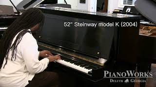 52quot Steinway model K 2004  Mozart  Beethoven  PianoWorks [upl. by Ijuy]