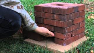 DIY Brick Rocket Stove [upl. by Kcirtapnhoj872]