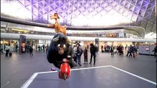 Unbelievable augmented reality experience at Kings Cross Train Station [upl. by Noemis296]