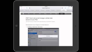 How to Stop Cellular Data on iPad  iPad Answers [upl. by Ahsenauq]