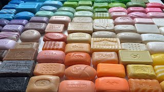 100 soaps 🧼 ASMR cutting dry soap🧼 long video [upl. by Phineas]