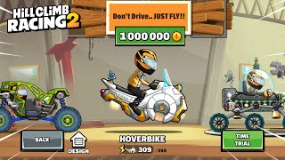 HILL CLIMB RACING 2  NEW VEHICLE HOVERBIKE FULLY UPGRADED  GAMEPLAY [upl. by Hawley]