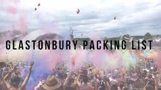 Basic essentials to pack for Glastonbury Festival [upl. by Enedan]