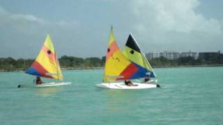 Sunfish Sailing School in Dominican Republic [upl. by Suoicserp977]