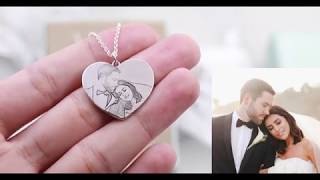 Necklace with Photo  Make A Perfect Gift  popularnecklacecom [upl. by Arrol]