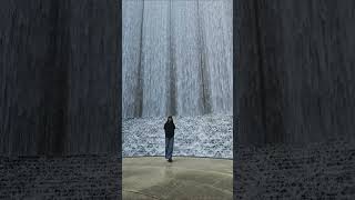 Visiting the WaterWall in Houston Texas [upl. by Airreis652]