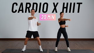 20 MIN CARDIO HIIT WORKOUT  ALL STANDING  Full Body No Equipment No Repeats [upl. by Akinimod]