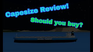 Capesize Bulk Carrier Is It Worth it Roblox Shipping Lanes [upl. by Edmee445]