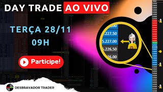 🔴 DAY TRADE AO VIVO 28112023 Dólar Futuro 🔴 [upl. by Hanan78]