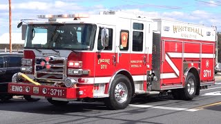 Whitehall Township Fire Department Engine 37 amp Traffic 35 Responding [upl. by Nashom]