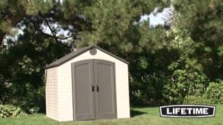 Lifetime Sheds 8x10 Plastic Storage Shed 6405 [upl. by Chobot]