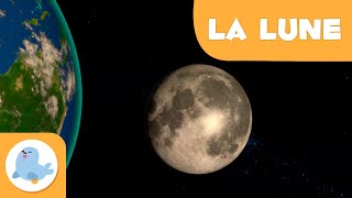 La Lune satellite de la Terre Le système solaire Animation 3D pour enfants [upl. by Coh]