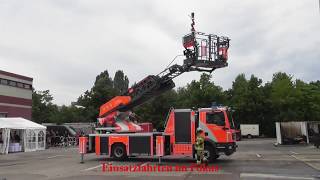 Neue DLAK 2312 abneigbarer Korbarm ► Berliner Feuerwehr  FW Neukölln [upl. by Madoc]