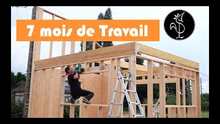 Timelapse  construction dune tiny house de 20m2 [upl. by Eciryt229]