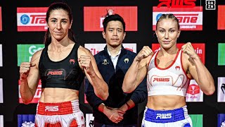 นักมวยหญิงฝรั่งโชว์เพลงมวยเข่าโคตรดุ Allegra Vickas vs Zoe Neuschwander [upl. by Goodyear]