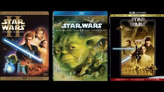 Star Wars Episode II Attack of the Clones 4K vs Bluray vs DVD HDR version [upl. by Skip806]