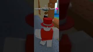 saddest roblox death 💔 [upl. by Airebma]