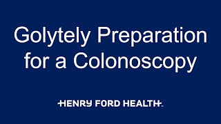 Golytely Preparation for a Colonoscopy [upl. by Erlene]