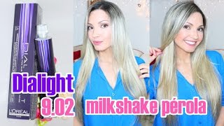 tonalizante Milk Shake perola 902 Dialight \Richesse Loreal Minha experiência por Bia Munstein [upl. by Gnol]