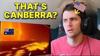 American reacts to Australias Worst Bushfire Fire Tornado [upl. by Alten]