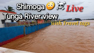 Tunga Nadi shimoga live with travel tags  Tunga River Park Shimoga India Karnataka [upl. by Pulling1]