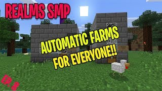 AUTOMATIC FARMS in REALMS SMP Realms SMP S3 Ep 8 [upl. by Myrah]