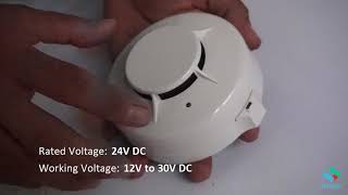 Fire Alarm Smoke Detector Photoelectric Hooseki HSWT30L [upl. by Greenwood]