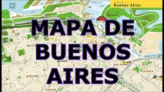 MAPA DE BUENOS AIRES  ARGENTINA [upl. by Ahtabbat796]