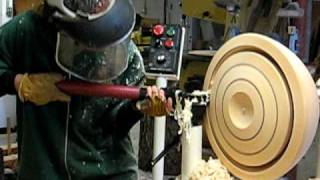 Woodturning Bowl Coring Blooper  Kel McNaughton System [upl. by Ellezaj458]