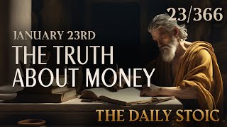 THE TRUTH ABOUT MONEY  January 23rd The Daily Stoic [upl. by Hugon220]