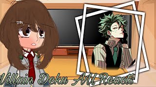 Villain Deku AU Reacts  DekuBaku  TogaBaku siblings  Gacha sisters [upl. by Zoila579]