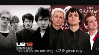 The Saints Are Coming Studio Version  U2 amp Green Day Lyrics HQ [upl. by Windzer]