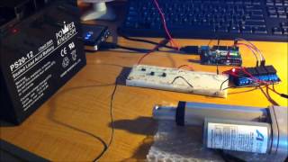 Linear Actuator Test [upl. by Bazar]