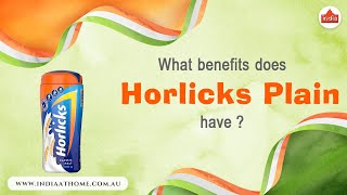 What benefits does Horlicks Plain have  India At Home [upl. by Jedlicka]