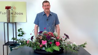 How To Make A FOAM FREE Floral Table Centrepiece [upl. by Rinee992]