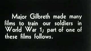 Gilbreth drilling Cyclegraphs WWI [upl. by Llertnov672]