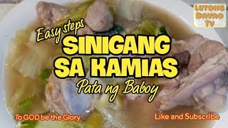 PORK SINIGANG sa KAMIAS FILIPINO COMFORT FOOD QUICK AND EASY TIPS LUTONG DAVAO TV [upl. by Anitra]