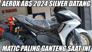 NEW AEROX ABS 2024 SILVER DATANG VARIO 160 ABS LEWAT [upl. by Aubin]