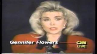 Bill Clinton Gennifer Flowers infidelity Jan 1992 [upl. by Lynden]