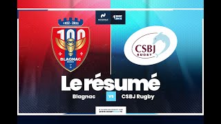 Nationale Barrages  Blagnac vs CSBJ Rugby [upl. by Anaira]