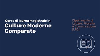 UNIBG  Laurea magistrale in Culture Moderne Comparate LFC [upl. by Elletse]