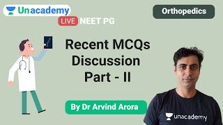 NEET PG  orthopedics  Recent MCQs Discussion Part  II By Dr Arvind Arora [upl. by Peri]