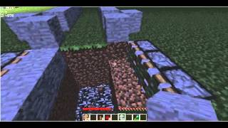 Minecraft tutorial Easy pitfall trap [upl. by Ericka]