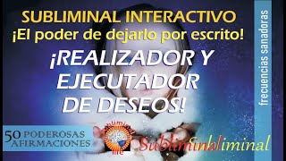 SUBLIMINAL INTERACTIVO PARA CUMPLIR DESEOS  ¡50 AFIRMACIONES PODEROSAS para manifestar deseos ya [upl. by Erodasi]