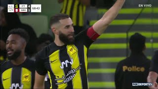 🔥😎 PARTIDAZO DE BENZEMA  Al Ittihad 42 Abha  HIGHLIGHTS  Jornada 13  SPL 2023 [upl. by Yetnruoc]