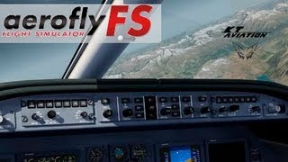 Aerofly FS Aerofly FS Gameplay  Landing in Samedan 1080p HD [upl. by Terhune315]